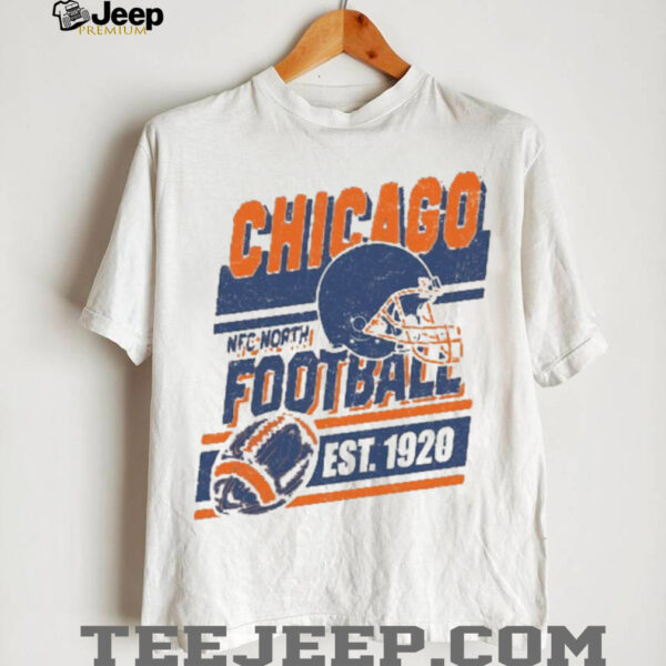 Vintage Style Chicago Football Game Day Shirt