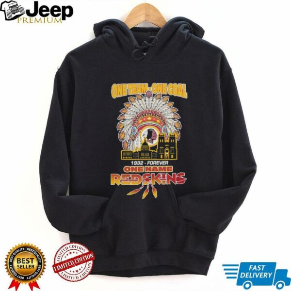 Washington Commanders Native american one team one goal 1932 forever one name Redskins shirt