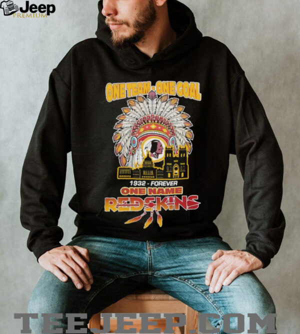 Washington Commanders Native american one team one goal 1932 forever one name Redskins shirt