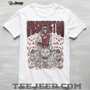 Washington Football Skull Vintage Football Game Day Unisex Shirt