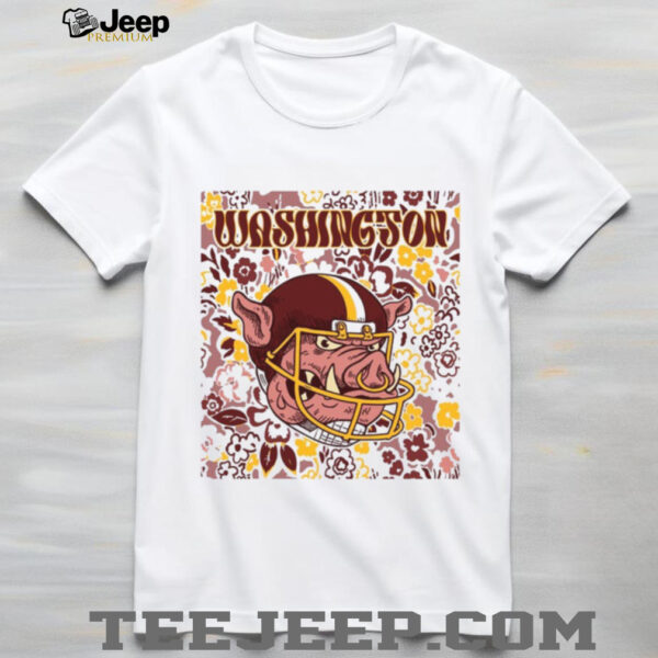 Washington Team Mascot Floral Spirit Shirt