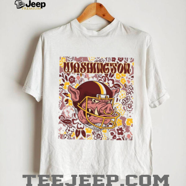Washington Team Mascot Floral Spirit Shirt