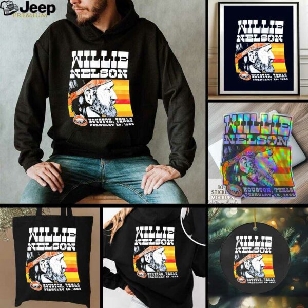 Willie Nelson Houston Texas February 1985 shirt