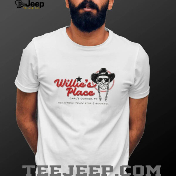 Willie Nelson Willie’s Place Carl’s Corner TX Tour Shirt
