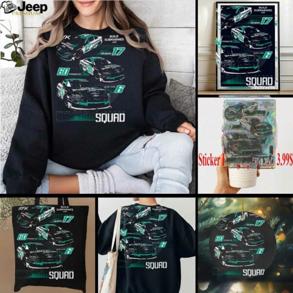oush Fenway Keselowski Racing RFK Racing BuildSubmarines.com Car T Shirt