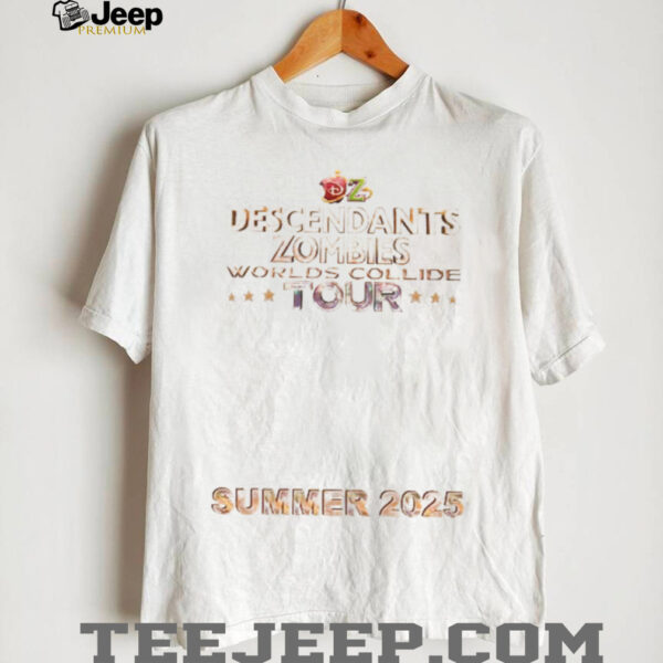 retro descendants zombies world tour 2025 shirt
