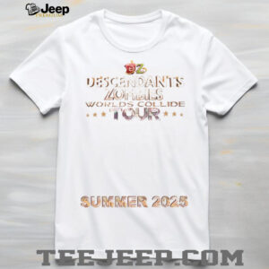 retro descendants zombies world tour 2025 shirt