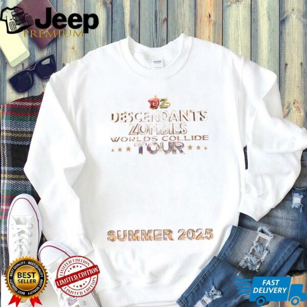 retro descendants zombies world tour 2025 shirt