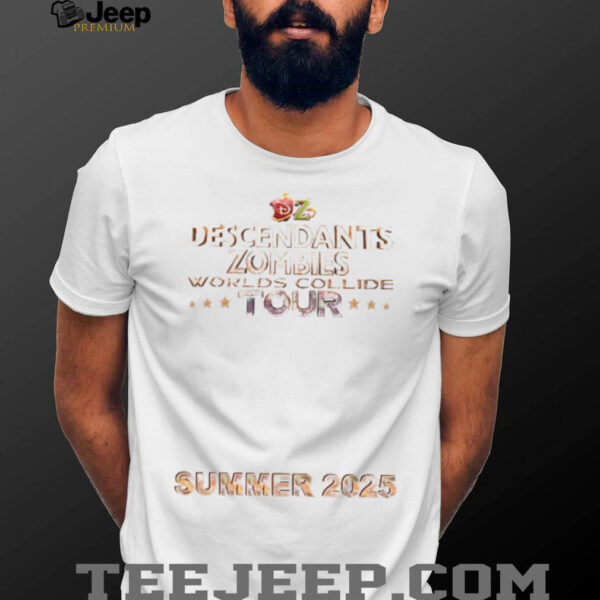 retro descendants zombies world tour 2025 shirt