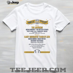 2025 Extra Innings Festival AZ 2025 extra world series lineup logo shirt