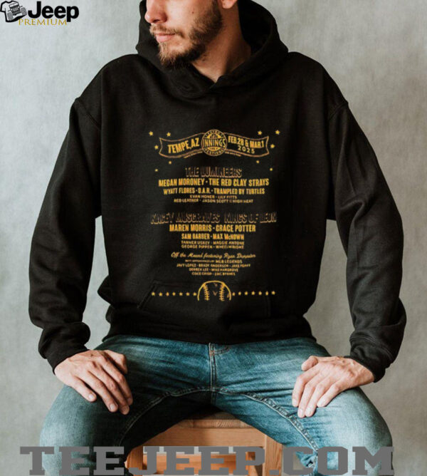 2025 Extra Innings Festival Tempe AZ 2025 grand slam lineup shirt