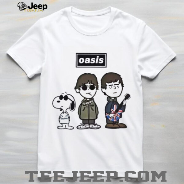 2025 Oasis Snoopy Peanuts Punk Rock Tour T shirt For Fans