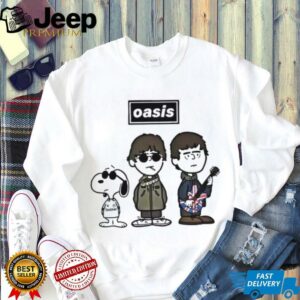 2025 Oasis Snoopy Peanuts Punk Rock Tour T shirt For Fans