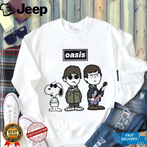 2025 Oasis Snoopy Peanuts Punk Rock Tour T shirt For Fans
