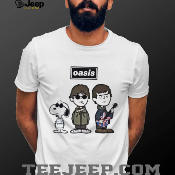 2025 Oasis Snoopy Peanuts Punk Rock Tour T shirt For Fans