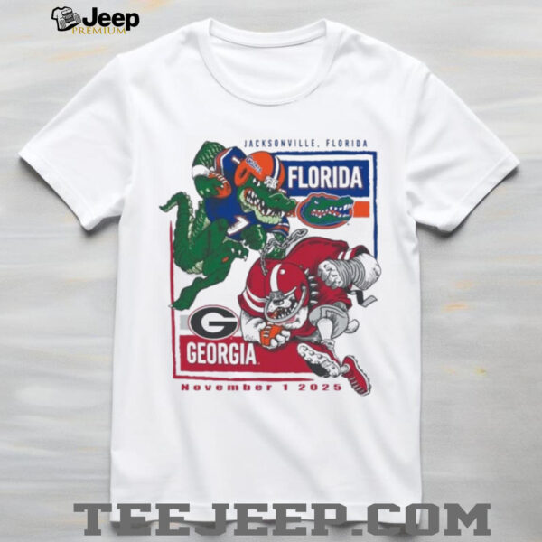 2025 Rivalry Game Georgia Bulldogs Vs Florida Gators Mascot shirt