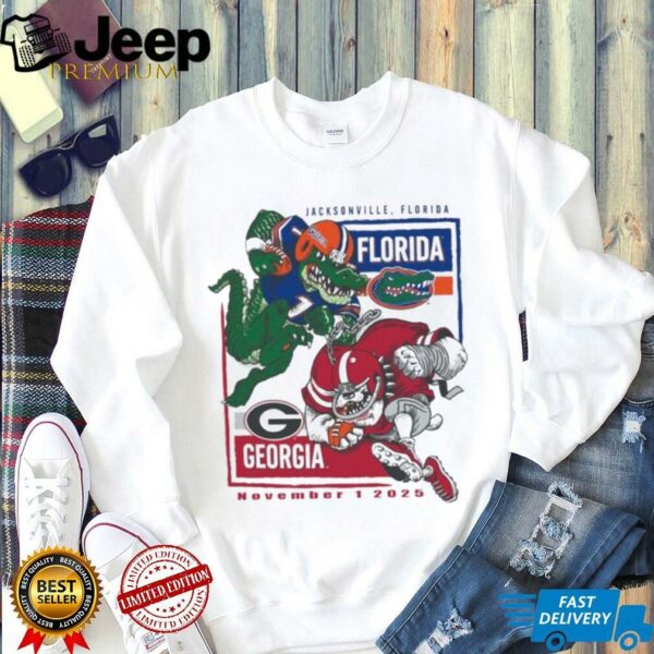 2025 Rivalry Game Georgia Bulldogs Vs Florida Gators Mascot shirt