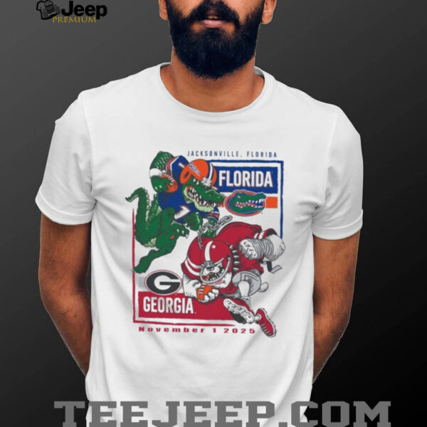 2025 Rivalry Game Georgia Bulldogs Vs Florida Gators Mascot shirt