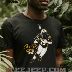 Ahmad Hardy Superstar Pose Missouri Tigers Football signature shirt