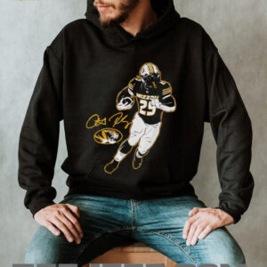 Ahmad Hardy Superstar Pose Missouri Tigers Football signature shirt