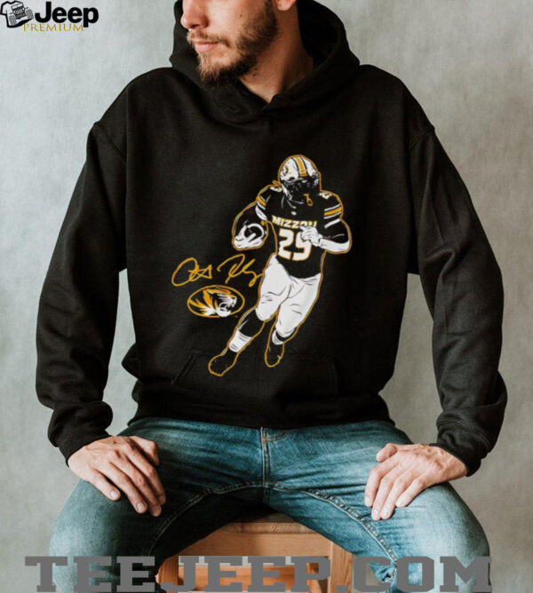 Ahmad Hardy Superstar Pose Missouri Tigers Football signature shirt