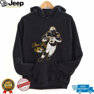 Ahmad Hardy Superstar Pose Missouri Tigers Football signature shirt