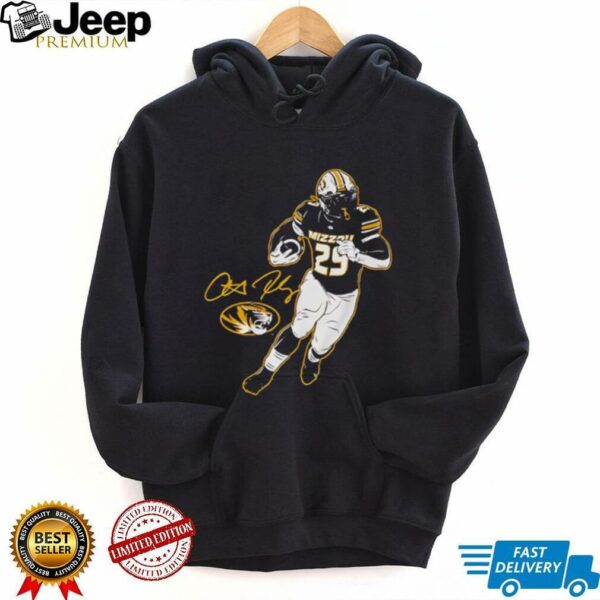 Ahmad Hardy Superstar Pose Missouri Tigers Football signature shirt