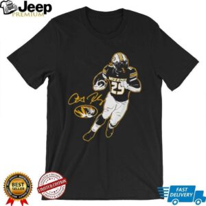 Ahmad Hardy Superstar Pose Missouri Tigers Football signature shirt