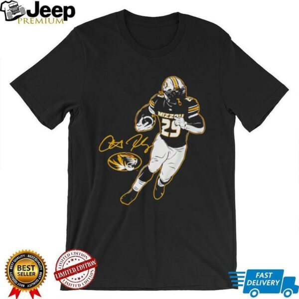 Ahmad Hardy Superstar Pose Missouri Tigers Football signature shirt