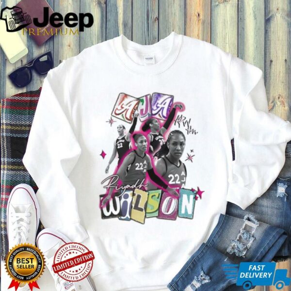 A’ja Riyadh Wilson Las Vegas Aces signature shirt