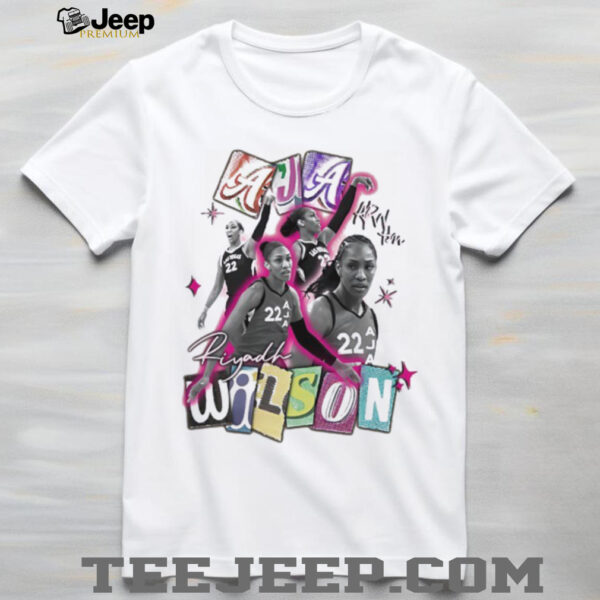 A’ja Riyadh Wilson Las Vegas Aces signature shirt