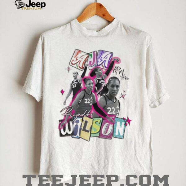 A’ja Riyadh Wilson Las Vegas Aces signature shirt
