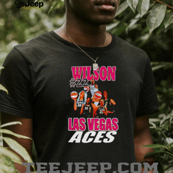Aja Wilson #22 Aces Basketball Player Graphic Shirt
