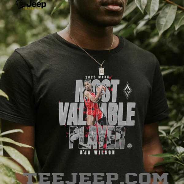 A’ja Wilson MVP Las Vegas Aces WNBA 2025 poster graphic shirt
