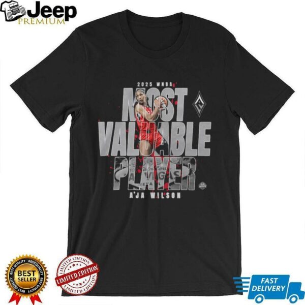 A’ja Wilson MVP Las Vegas Aces WNBA 2025 poster graphic shirt