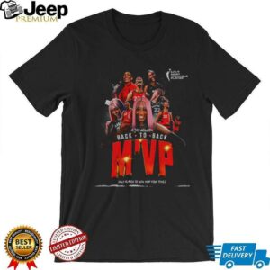 A’ja Wilson MVP Las Vegas Aces WNBA Basketball Back to Back only player to win MVP four times shirt