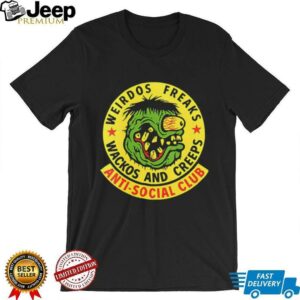 Anti Social Club weirdos freaks wackos and creeps logo shirt
