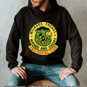 Anti Social Club weirdos freaks wackos and creeps logo shirt