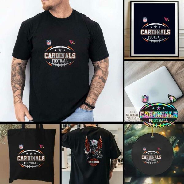 Arizona Cardinals NFL Harley Davidson motorcycle graphic shirt