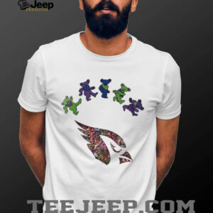 Arizona Cardinals x Grateful Dead night 2025 bears logo shirt