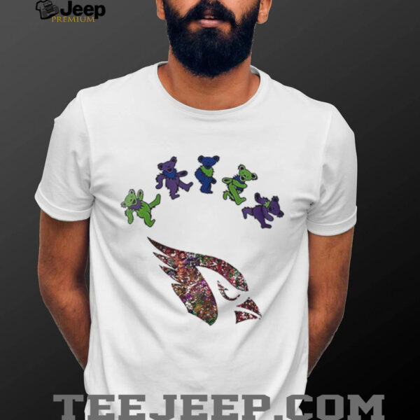 Arizona Cardinals x Grateful Dead night 2025 bears logo shirt