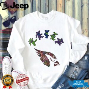 Arizona Cardinals x Grateful Dead night 2025 bears logo shirt