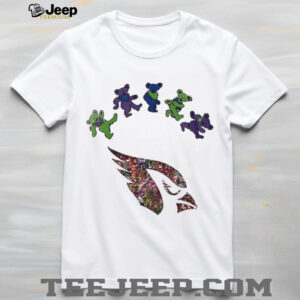 Arizona Cardinals x Grateful Dead night 2025 bears logo shirt