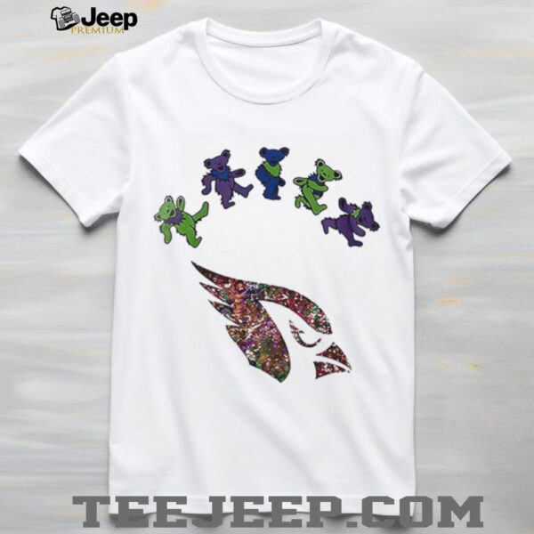 Arizona Cardinals x Grateful Dead night 2025 bears logo shirt