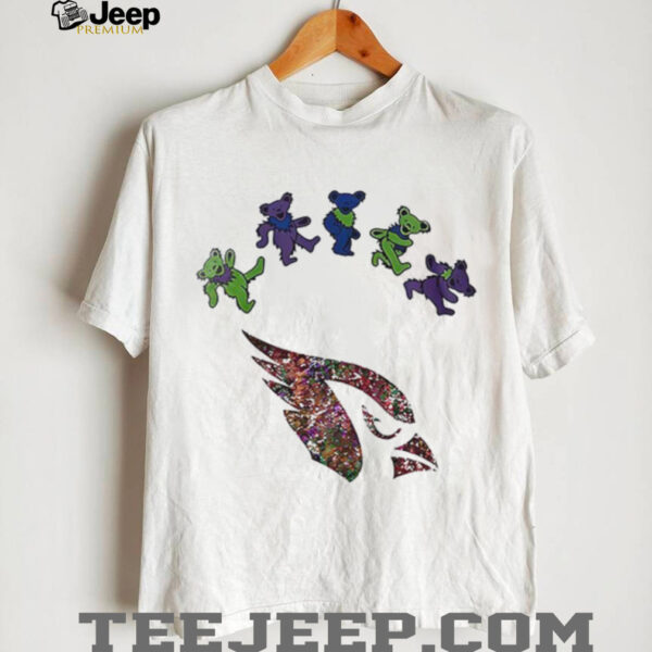 Arizona Cardinals x Grateful Dead night 2025 bears logo shirt