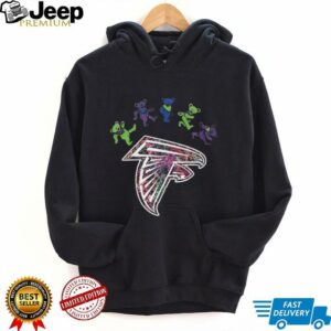 Atlanta Falcons x Grateful Dead night 2025 bears logo shirt