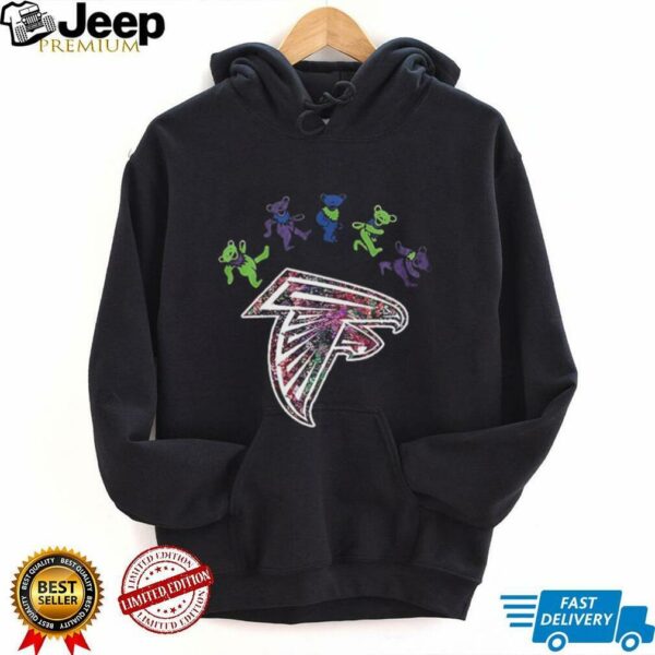 Atlanta Falcons x Grateful Dead night 2025 bears logo shirt