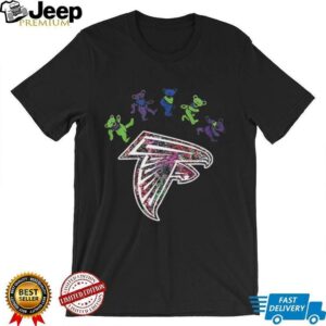 Atlanta Falcons x Grateful Dead night 2025 bears logo shirt