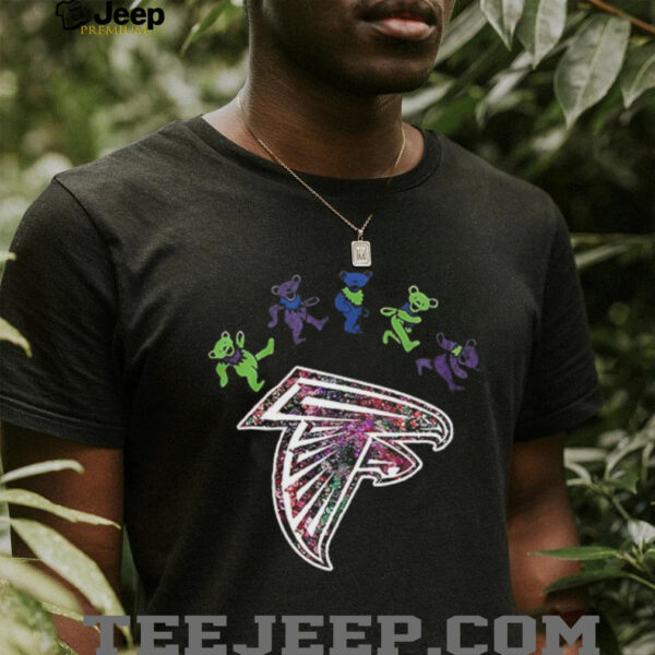 Atlanta Falcons x Grateful Dead night 2025 bears logo shirt
