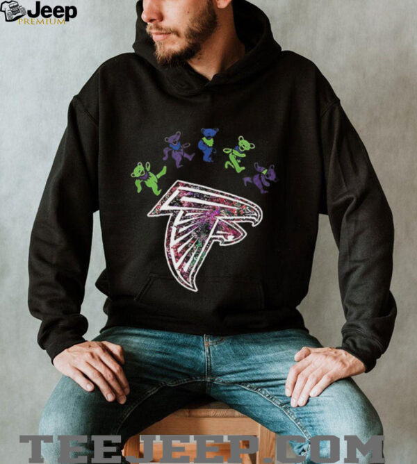 Atlanta Falcons x Grateful Dead night 2025 bears logo shirt